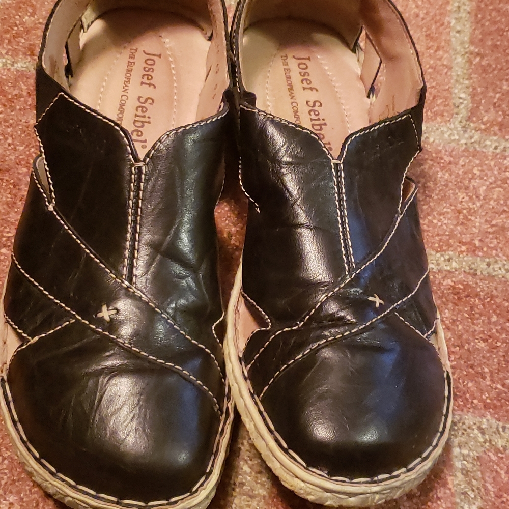 Josef Seibel Black Sandals